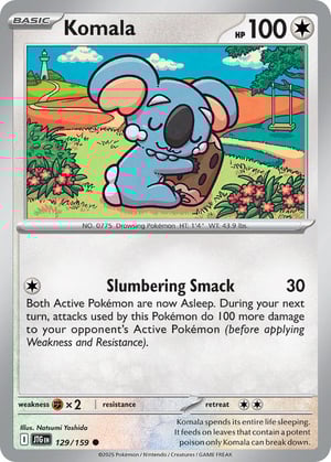 Komala #129/159 | Journey Together | Common - Non Holo