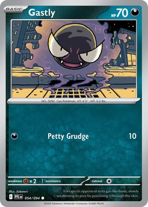Gastly #054/094 | Phantasmal Flames | Common  - Non Holo