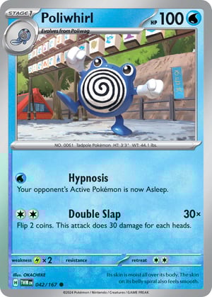 Poliwhirl #042/167 | Twilight Masquerade | Common - Non Holo