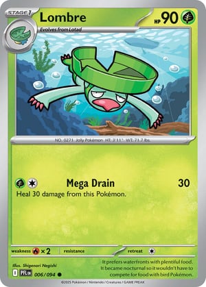 Lombre #006/094 | Phantasmal Flames | Common  - Non Holo
