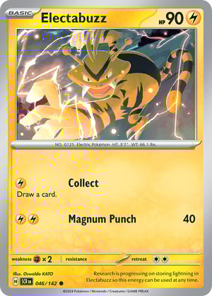 Electabuzz #046/142  | Stellar Crown | Common - Non Holo