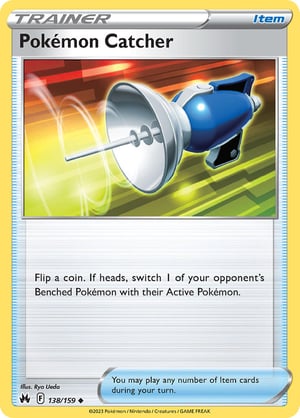 Pokémon Catcher #138/159 | Crown Zenith | Uncommon  - Non Holo