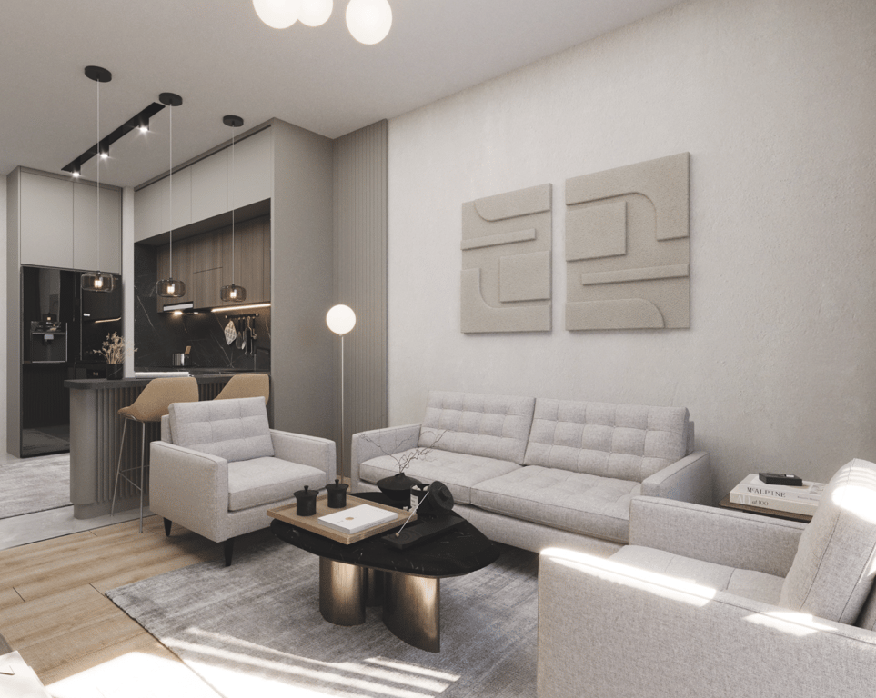 1+1 Daire Planı galeri