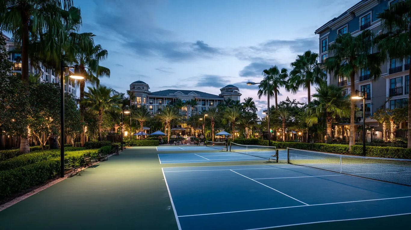Tennis courts