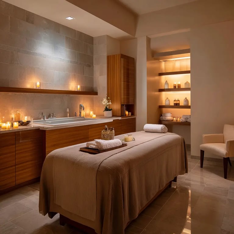 Serenity Oasis Spa treatment room