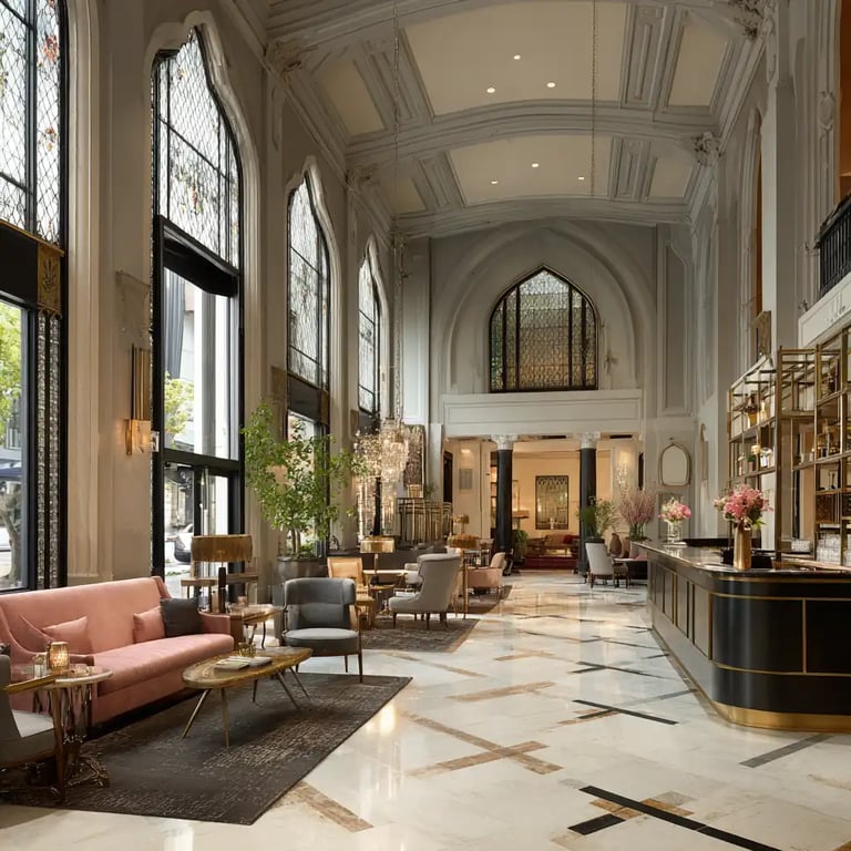 Hotel lobby