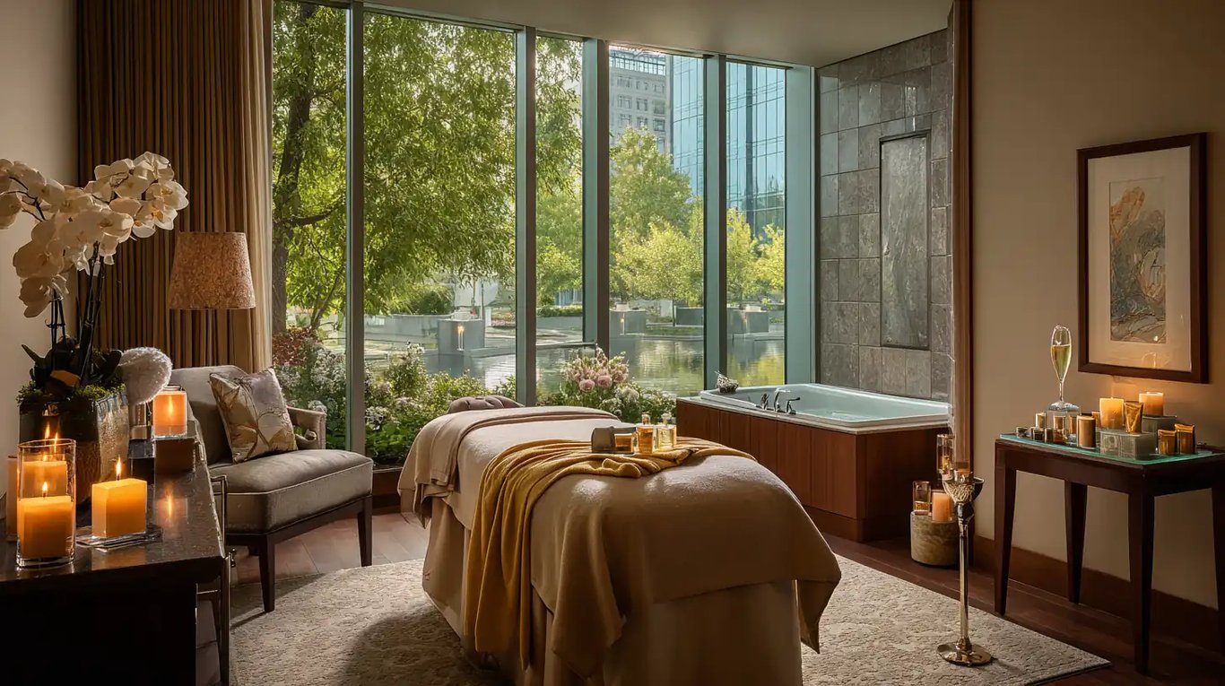 Serenity Oasis Signature Package spa suite