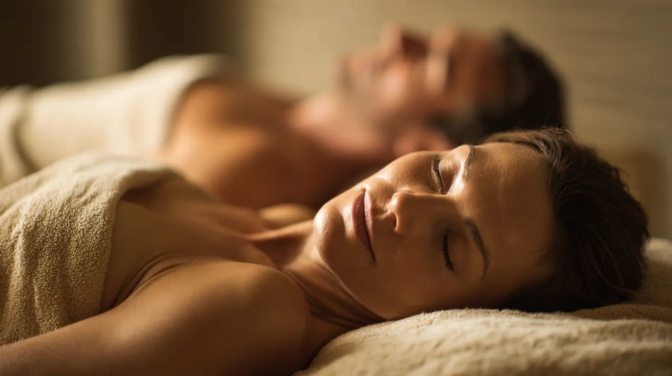 Couples massage treatment
