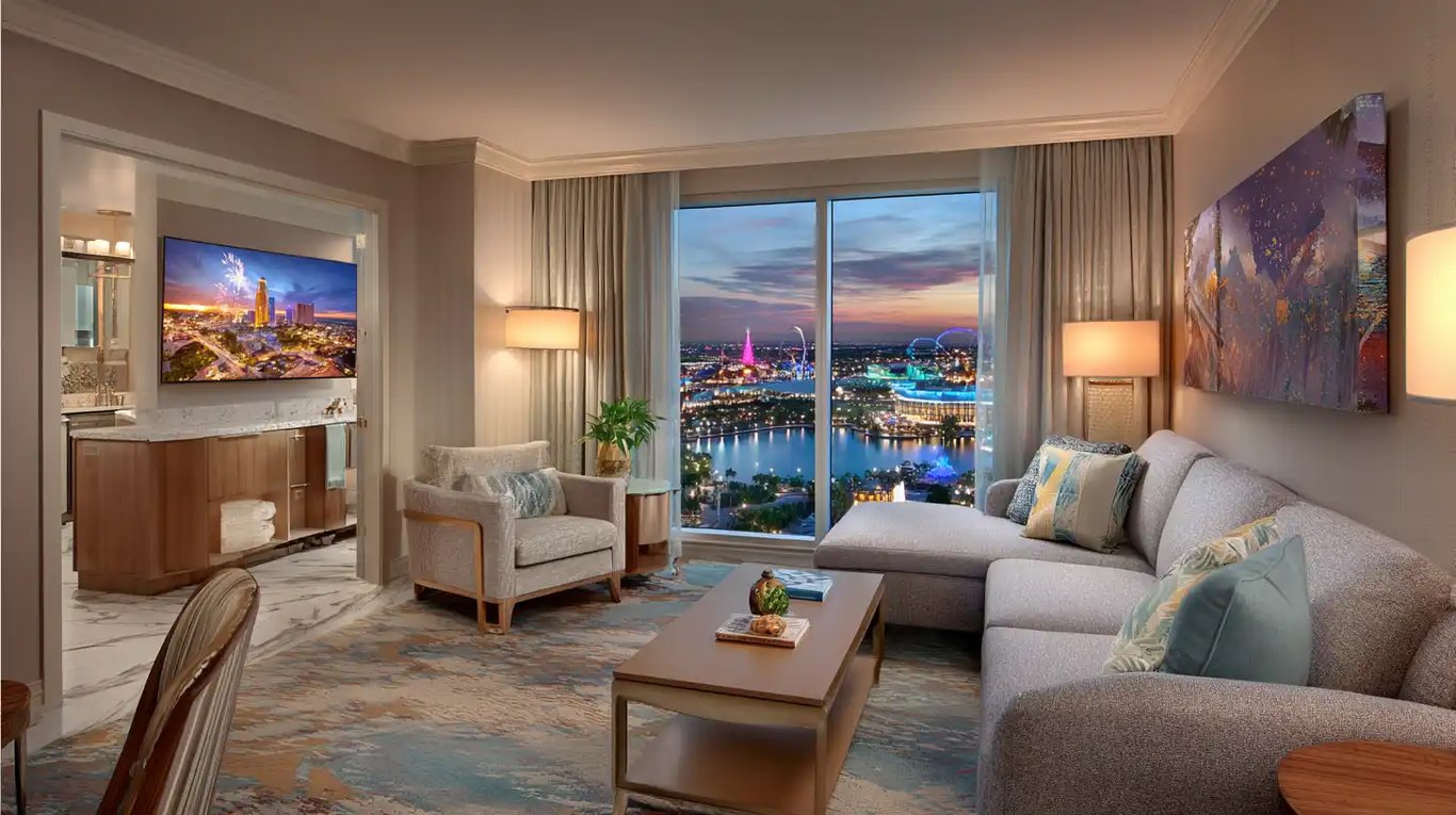King Suite living area