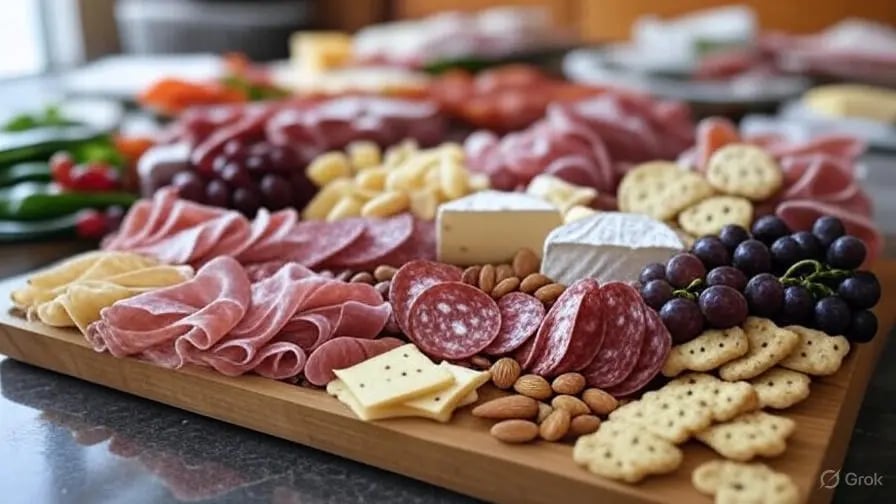 Charcuterie board at The Lounge