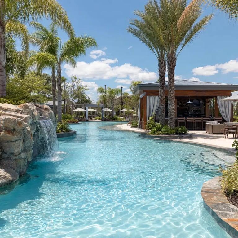 Lagoon-Style Pool