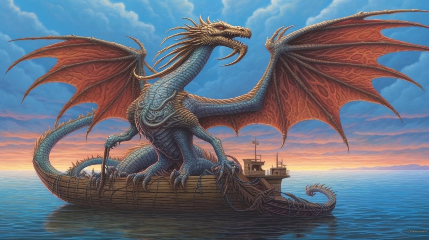 Ancient Dragons 7 by Irina Shamaeva