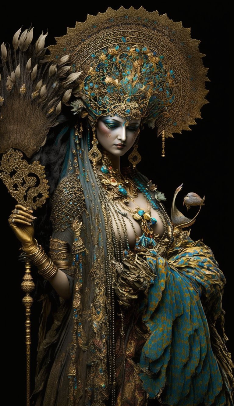 The Golden Goddess #7 by AI Artist