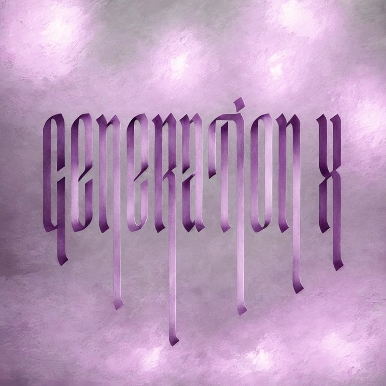 Generation X. Digital lettering. 5 by Andrey Kudryavtsev