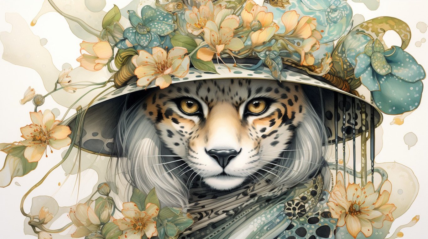 Cheetah Hat #9 by Irina Shamaeva
