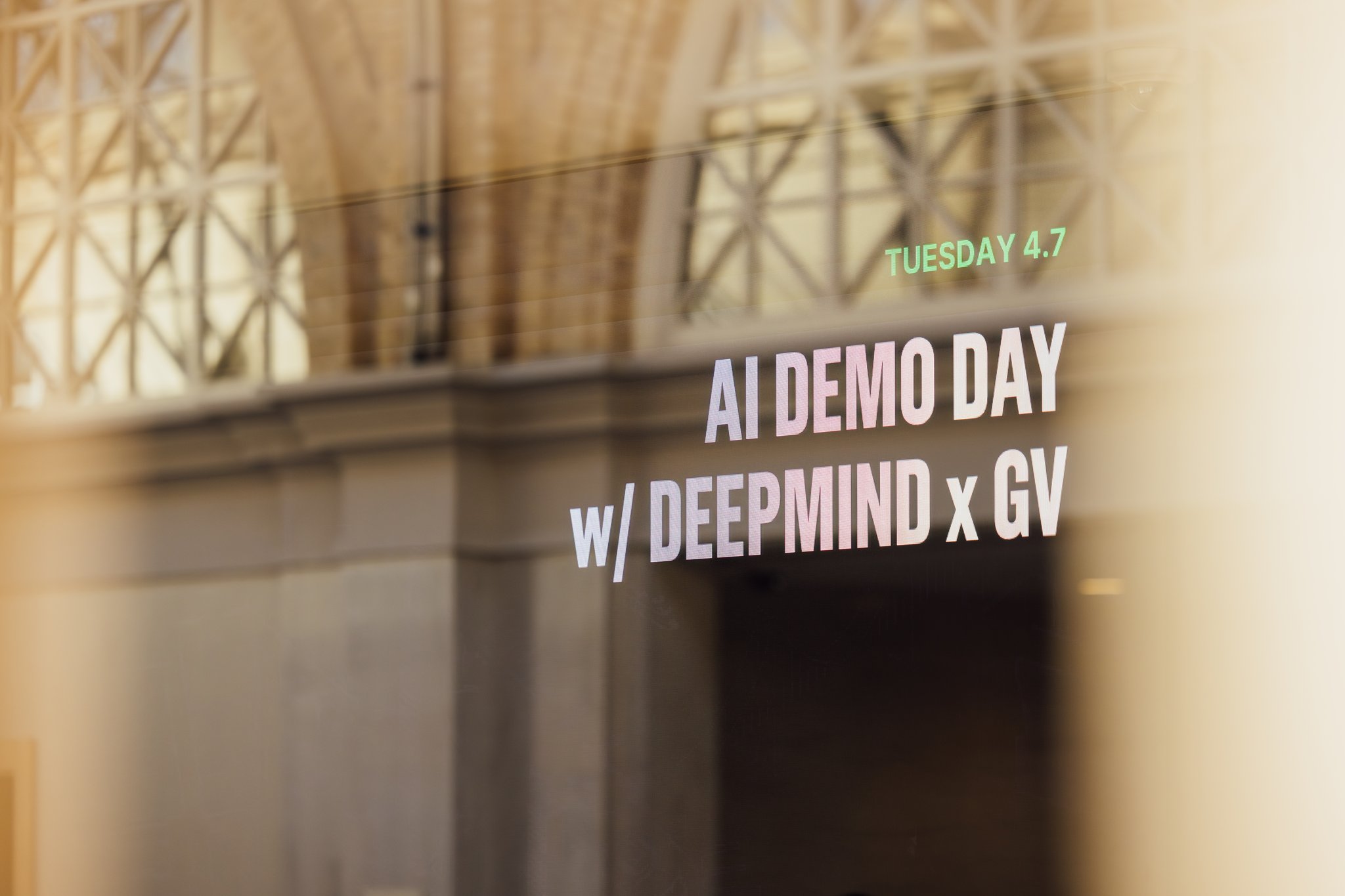 AI Demo Day w/ DeepMind x Google Ventures