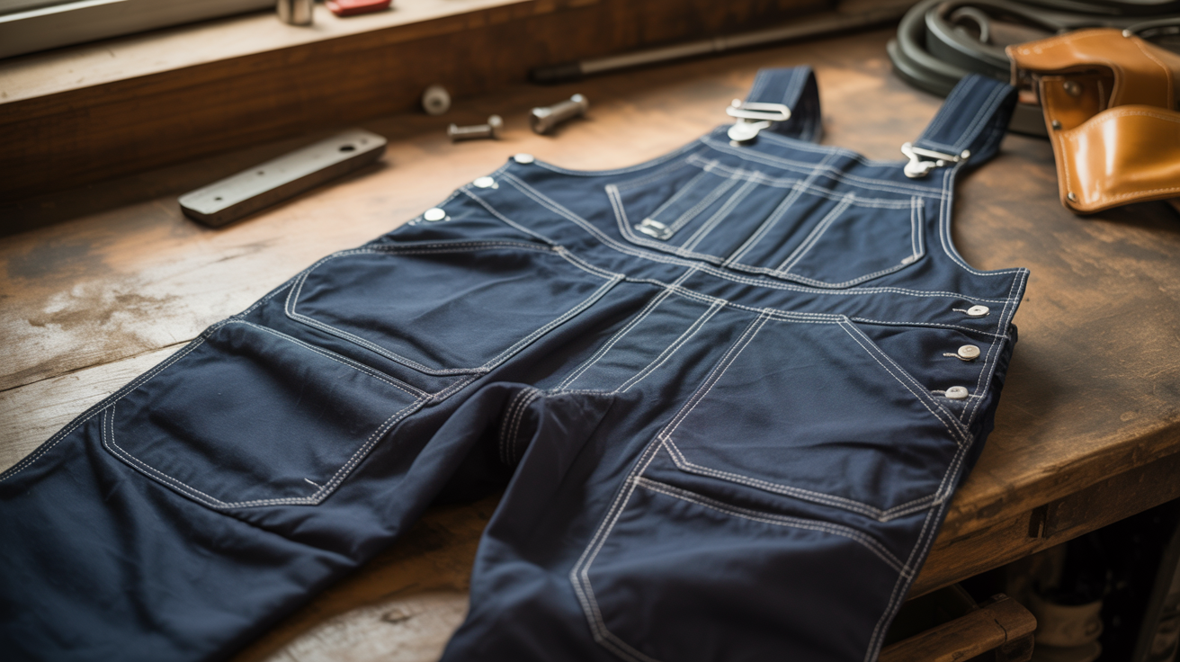 Pantalonii de salopetă, cu buzunare multiple și design funcțional