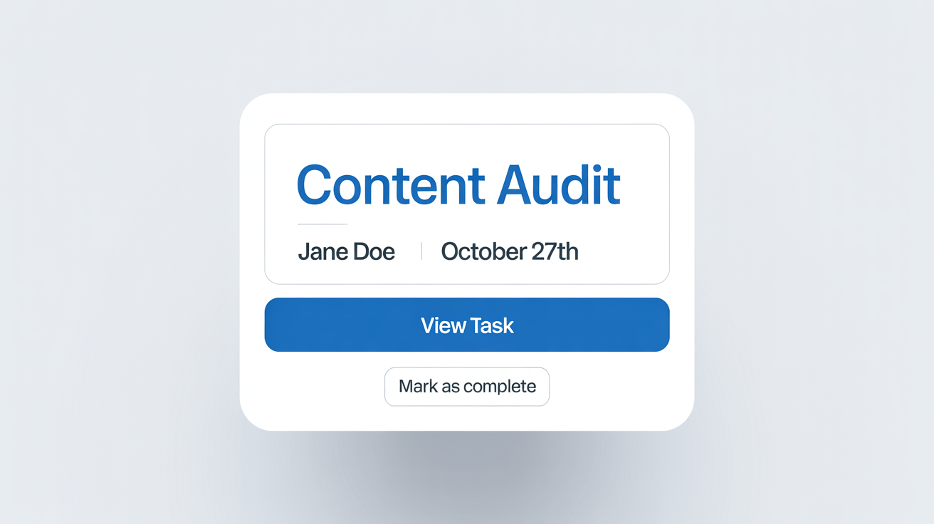 Automated task assignment notification in Slack for project management