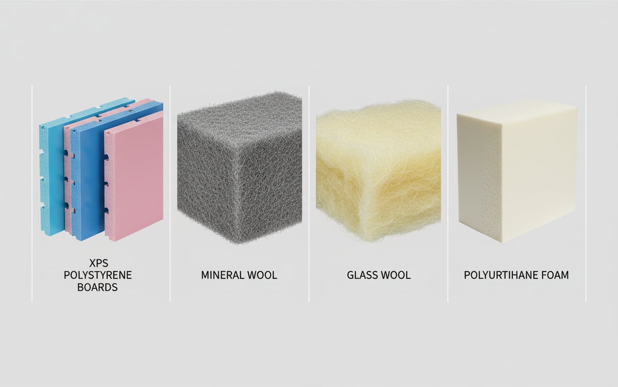 Comparație între diferite materiale izolante pentru pardoseală