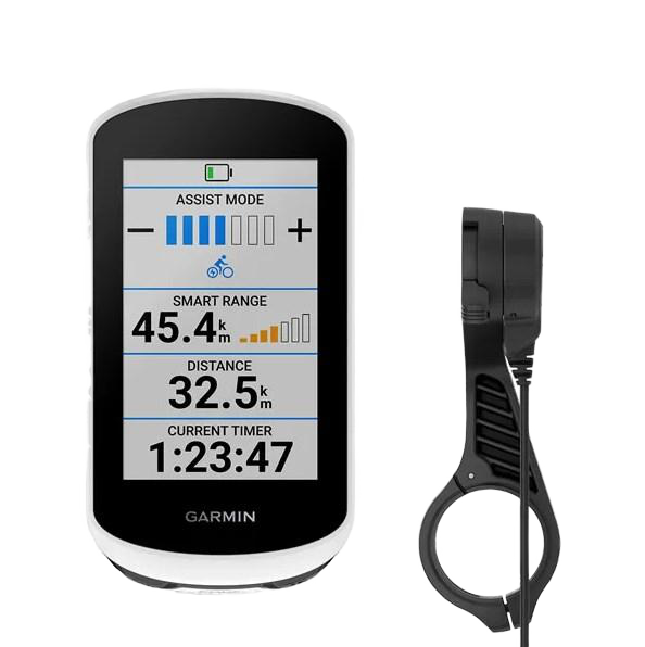 Ceas sport Garmin GPS pentru ciclism montan cu ecran digital și date performanță