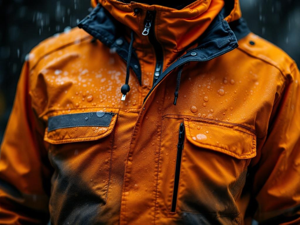 Jachetă de lucru impermeabilă cu tehnologie respirantă pentru stratul exterior