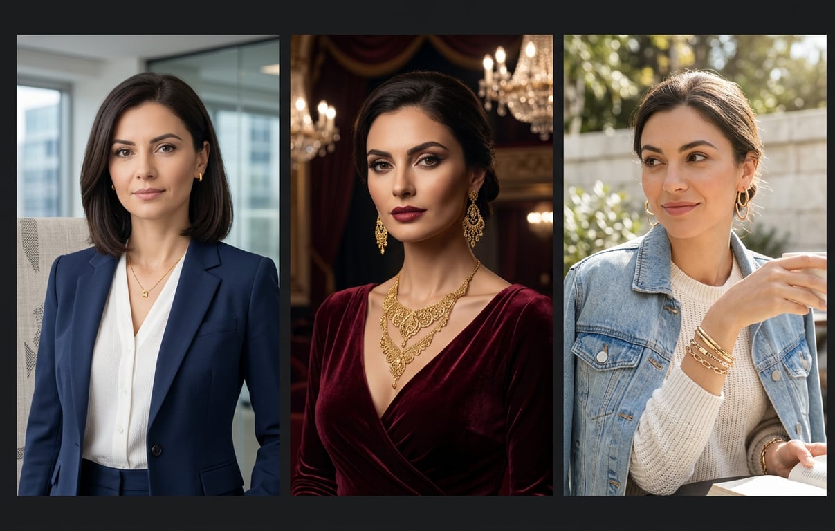 Asortarea bijuteriilor și accesoriilor din aur in funcție de ocazie