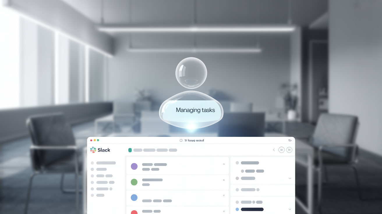 Domino effect representing automated Slack workflow for increased productivity