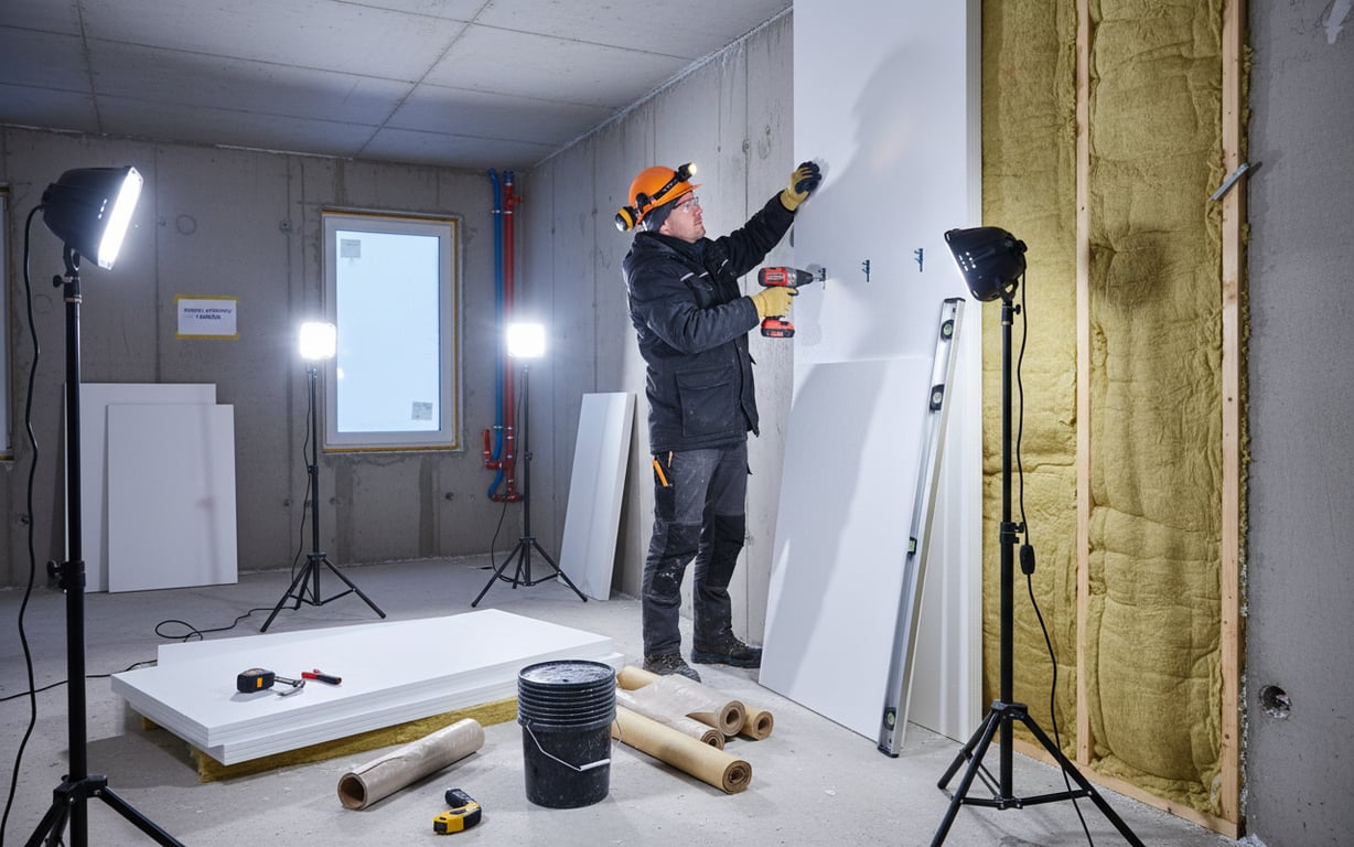 Instalarea izolației termice în interior în timpul sezonului rece