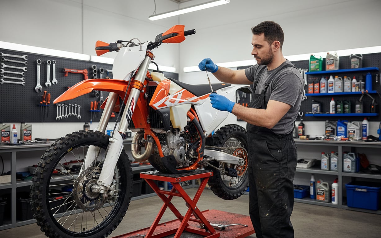 Tot ce trebuie să știi despre &icirc;ntreținerea unei motociclete enduro: ungere, curăţare, verificări şi mentenanţa sezonieră,2 - NordicaMoto