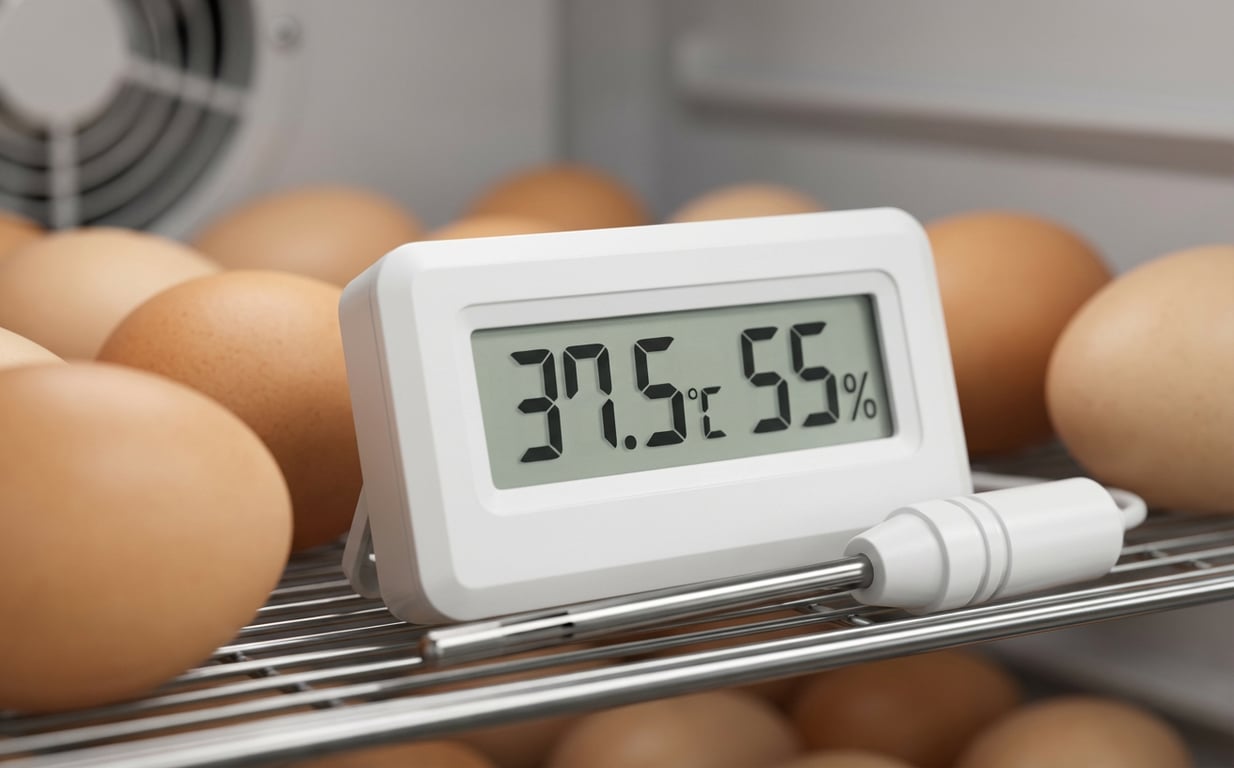 Termometru digital și higrometru pentru monitorizarea precisă a incubatorului de ouă