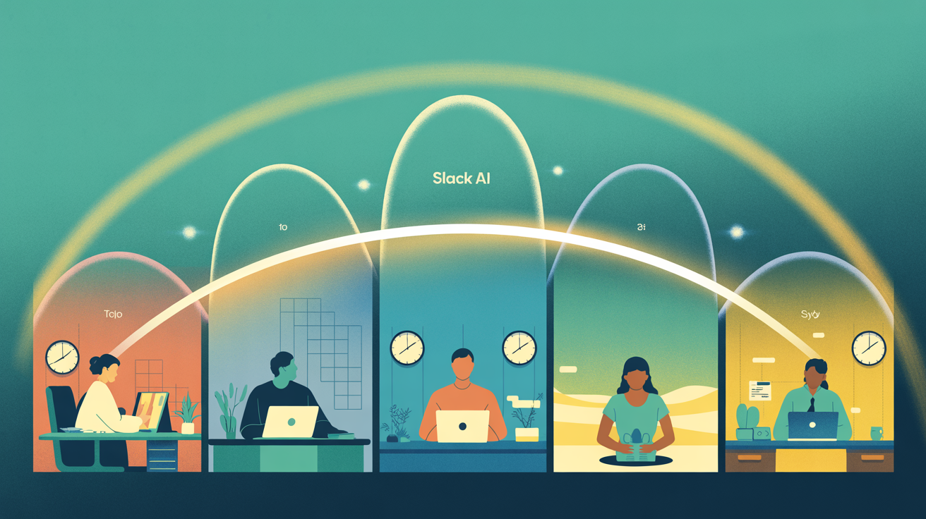 Slack AI integration streamlining team handoff processes across time zones