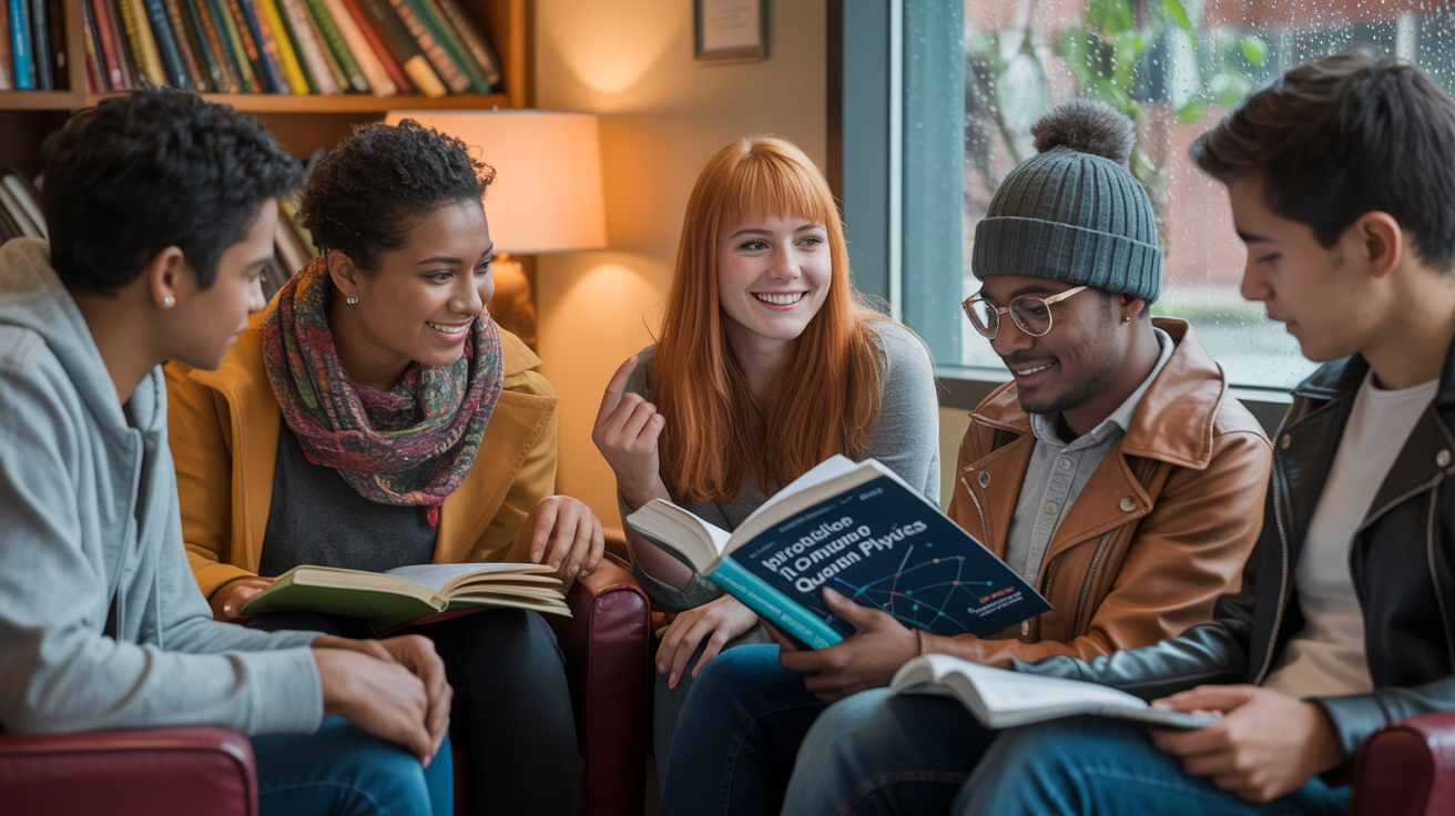 International students supporting each other, adapting to new life