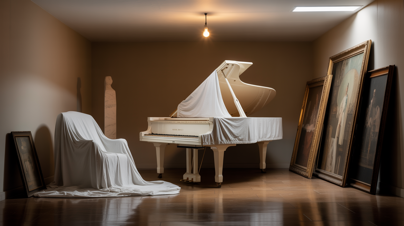 Climate controlled storage protecting items from temperature and humidity damage