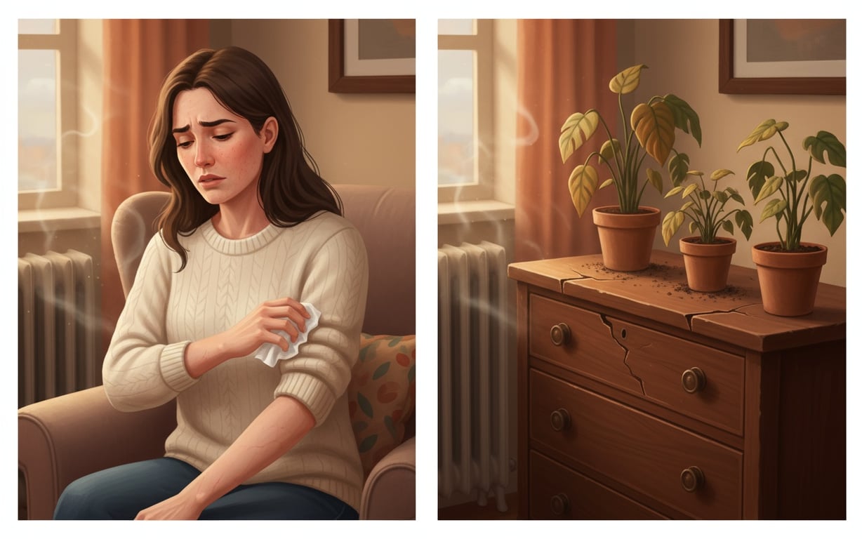 Efectele aerului uscat asupra sănătății în timpul iernii