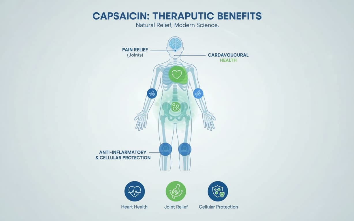 Beneficiile terapeutice ale capsaicinei pentru sănătate și tratament