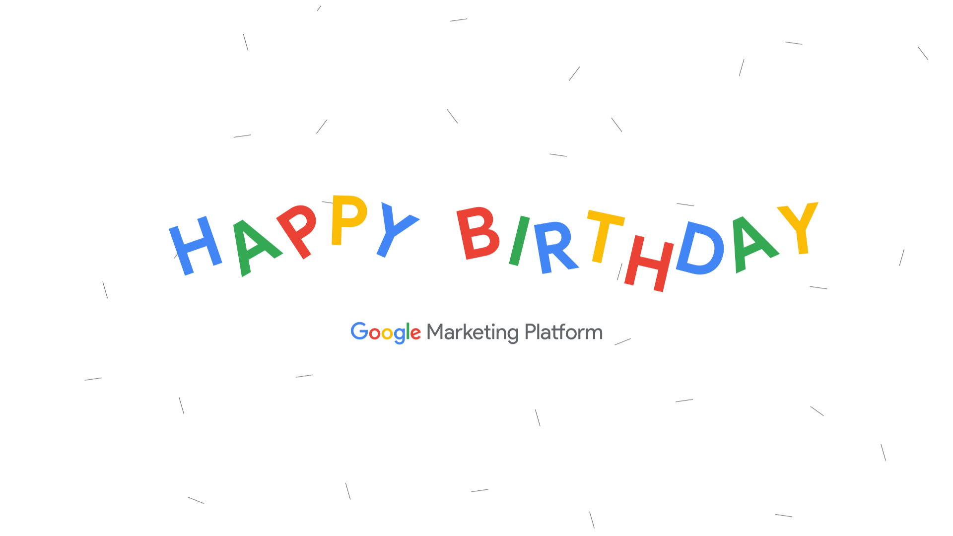 Happy Birthday Google Marketing Platform