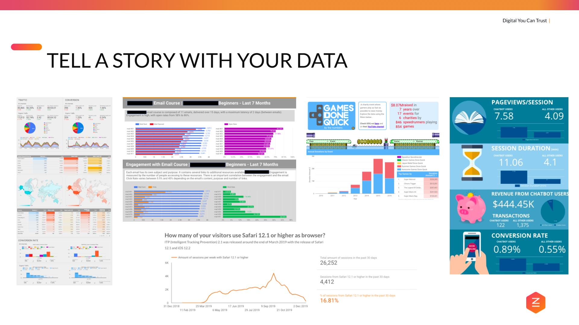 Tell a Story with Your Data - Data Studio