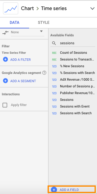 Data Studio - Custom metric