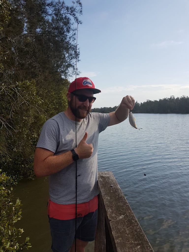 Cultural Hero Tom Ashworth fishing