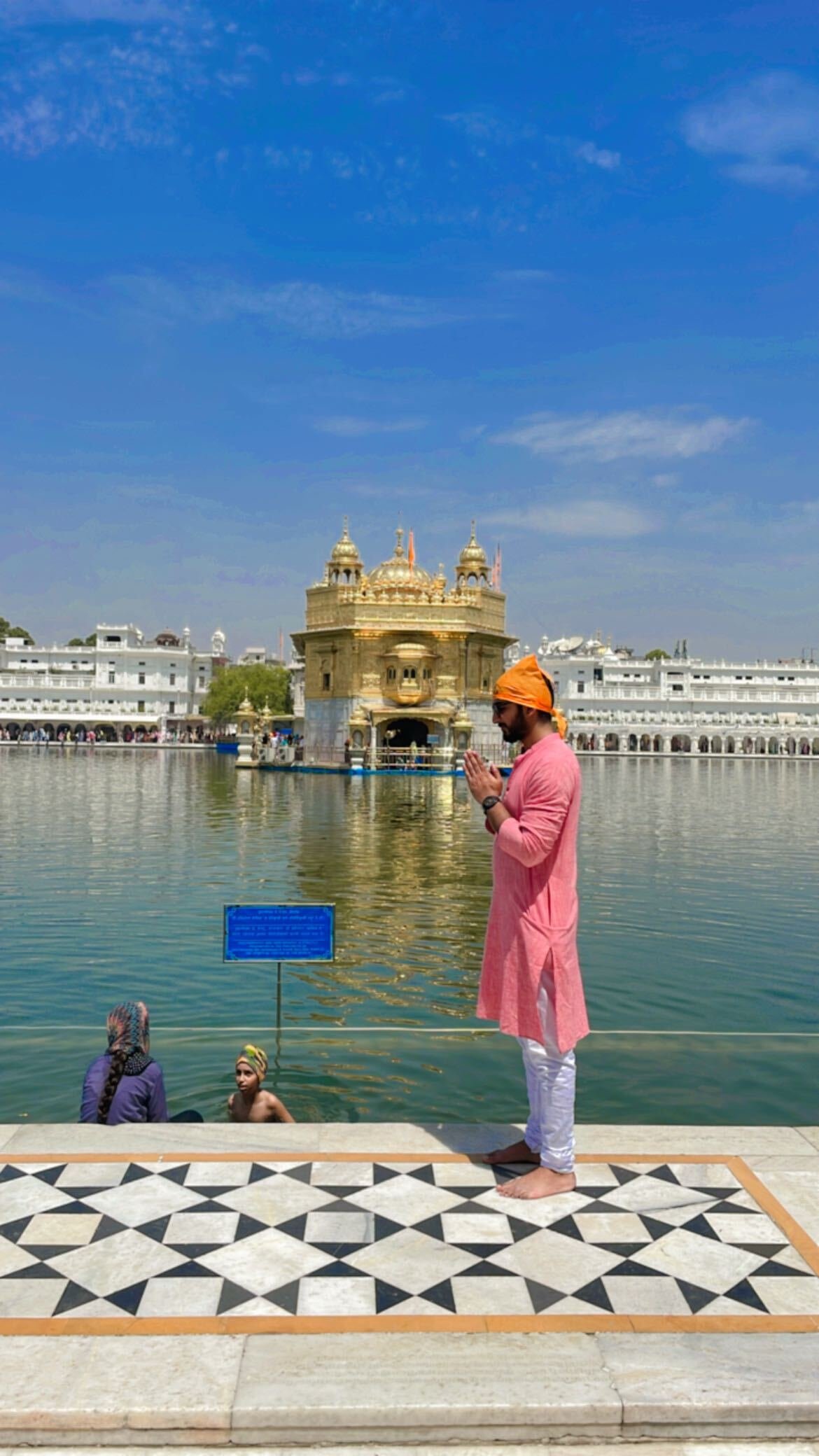 Rohit at Golden Temple Amritsar