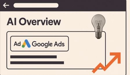 Google Ads can appear above, below, or within AI Overviews but not simultaneously