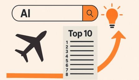The top 10 domains cited in AI for travel questions