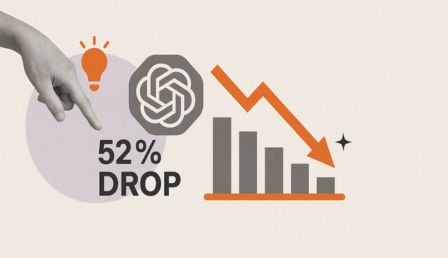 ChatGPT referrals drop 52%
