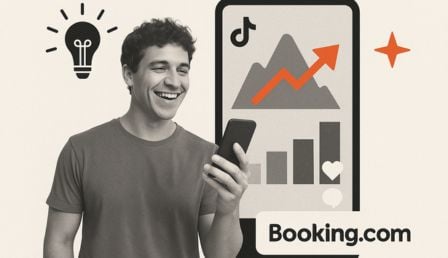 TikTok users can now book travel directly in-app via Booking.com