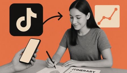 Travel itineraries are being built on TikTok