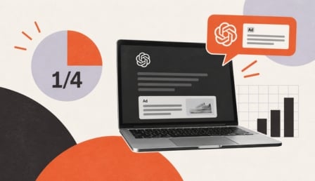 ChatGPT Ads Reach One in Four Commercial Queries