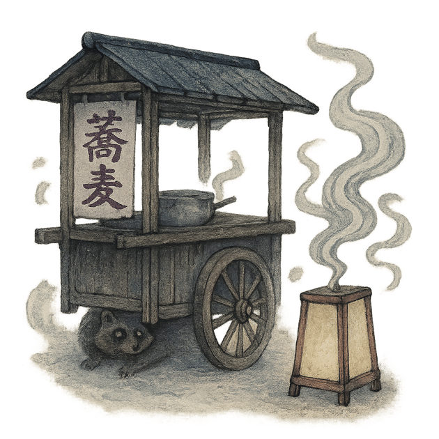 燈無蕎麦のイラスト