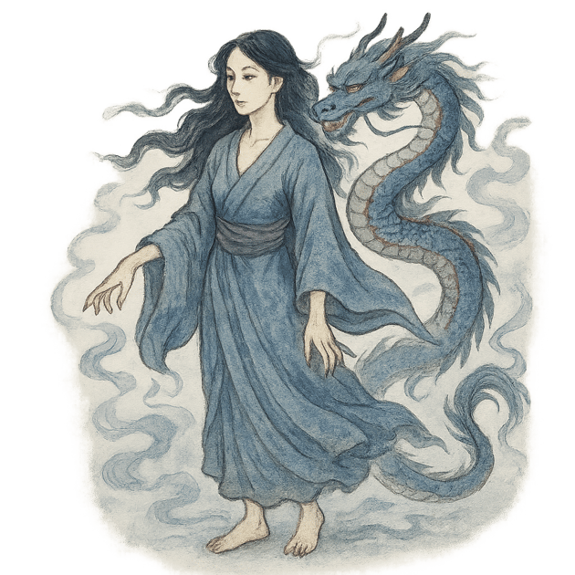 龍女のイラスト