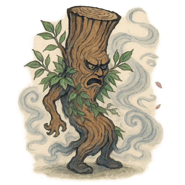 逆柱のイラスト