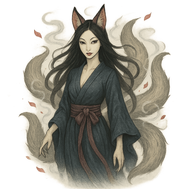 玉藻前のイラスト